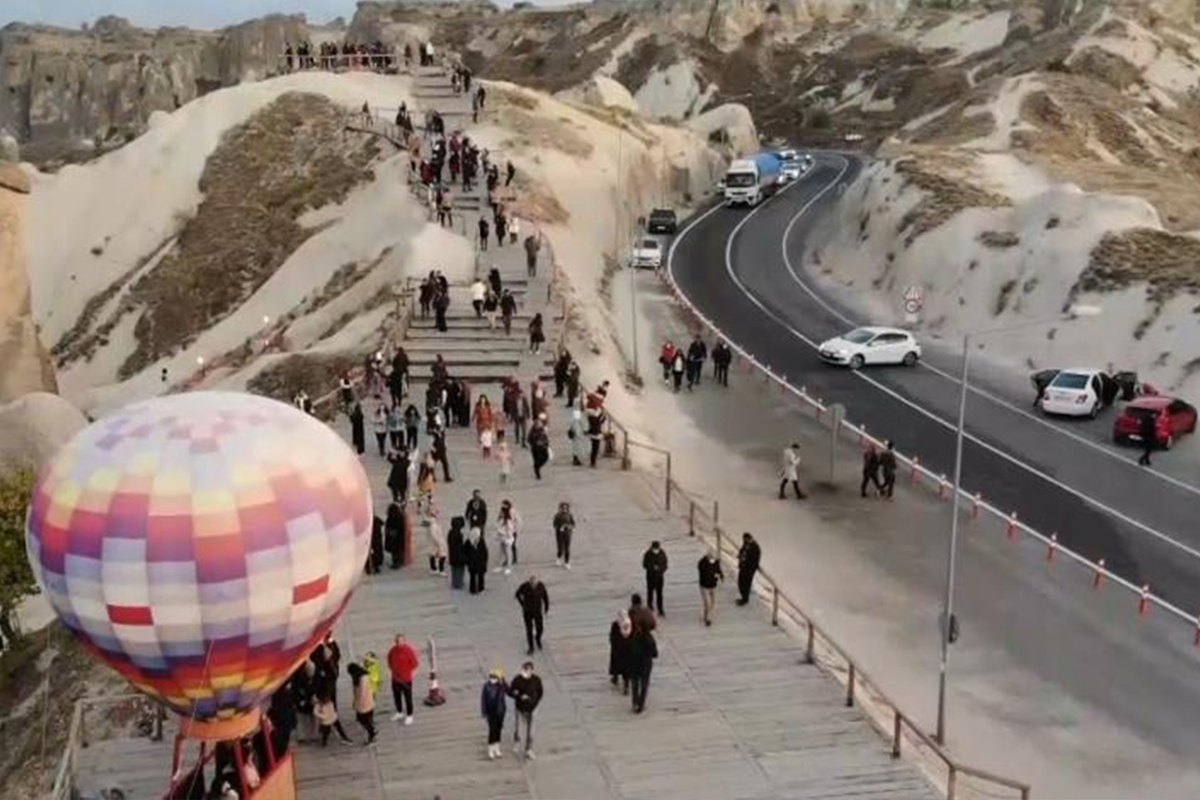Kapadokya'da ziyaretçi sayısı yüzde 50 arttı