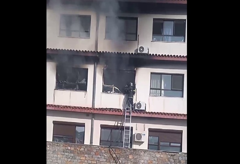 Selanik'te hastanede yangın: 1 ölü