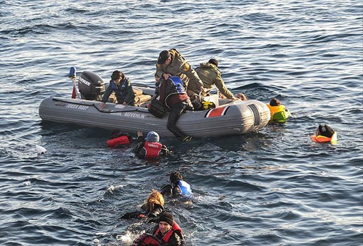 Çanakkale açıklarında 39 göçmen yakalandı