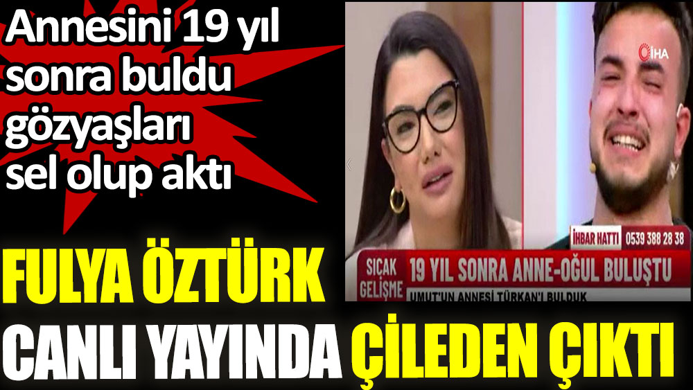 Fulya Öztürk canlı yayında çileden çıktı