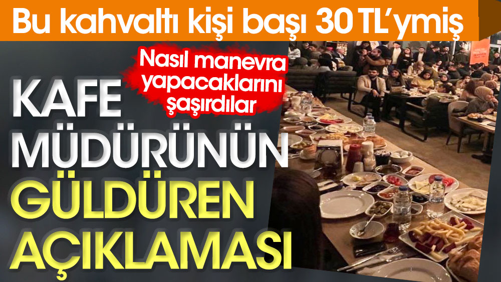 AKP'nin sahur programına kesilen faturaya kafe müdürünün güldüren açıklaması. Kişi başı 30 TL'ymiş