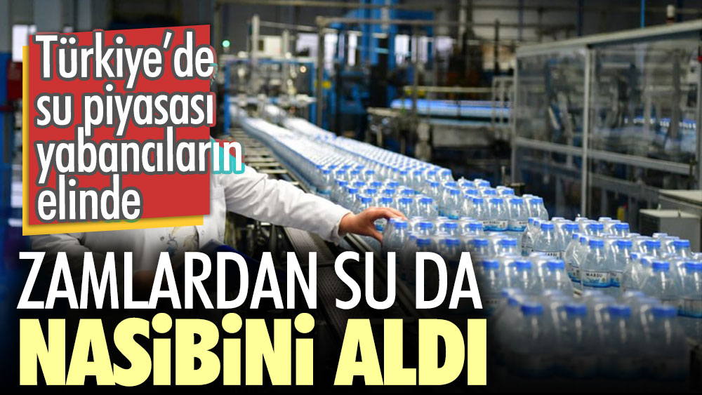 Türkiye’de hazır su piyasası yabancıların elinde