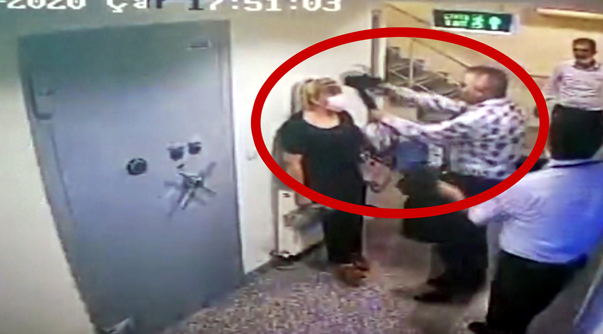 Kadın çalışanın başına silah dayamıştı! Banka müdürünün cezası belli oldu…