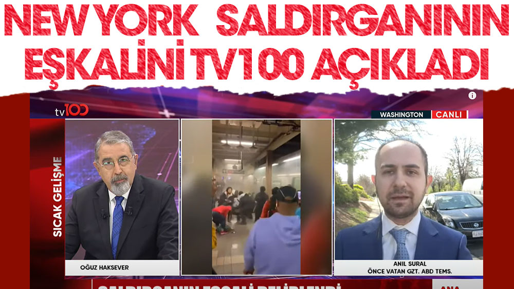 New York saldırganının eşkalini TV100 açıkladı