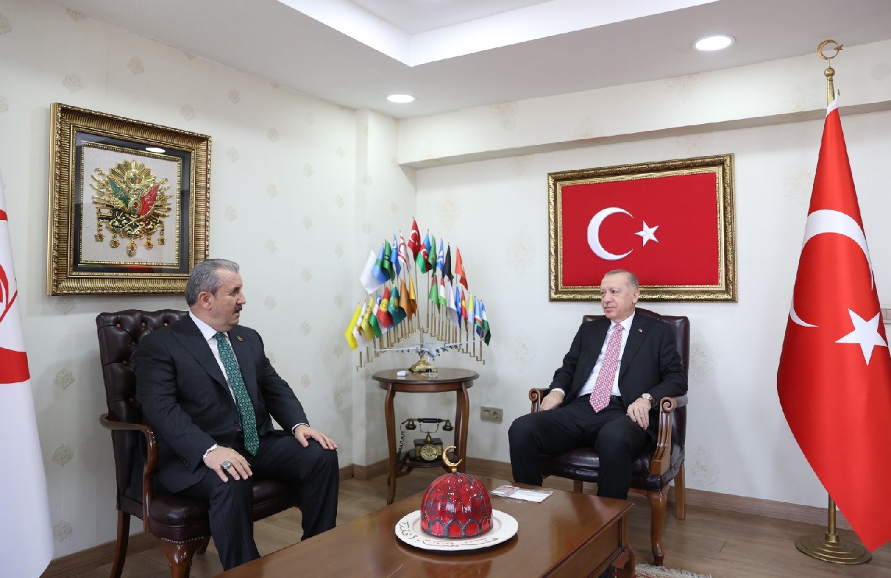 Cumhurbaşkanı Erdoğan'dan 4 yıl sonra ilk kez Destici'ye ziyaret