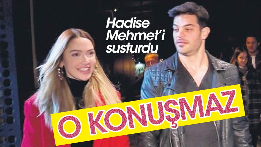 Hadise, Mehmet Dinçerler'i susturdu