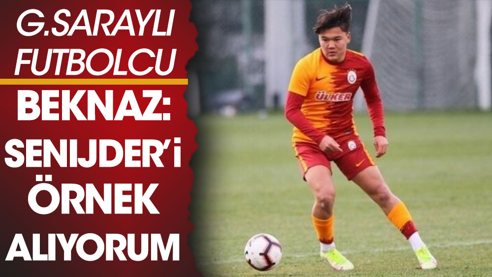 Galatasaray'ın genç yeteneği: "Sneijder'i örnek alıyorum"