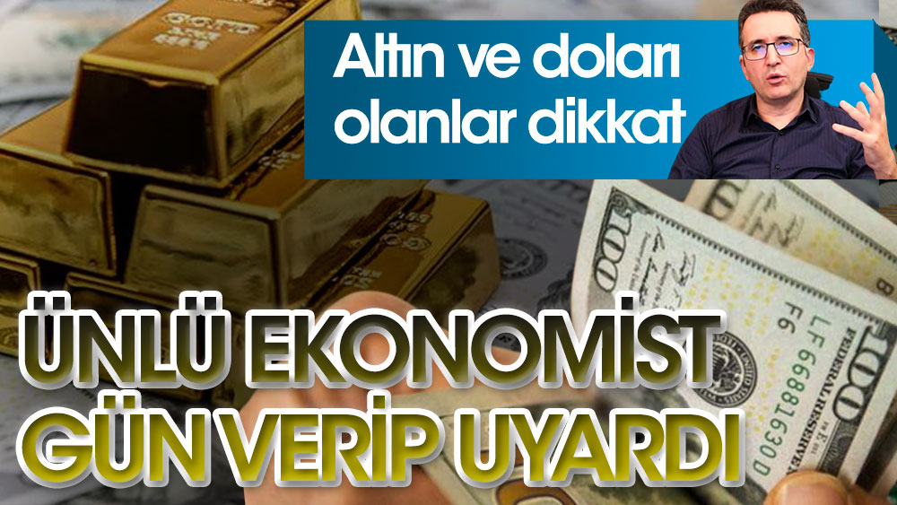 Teknik analist Tunç Şatıroğlu altın ve dolar için gün verip uyardı
