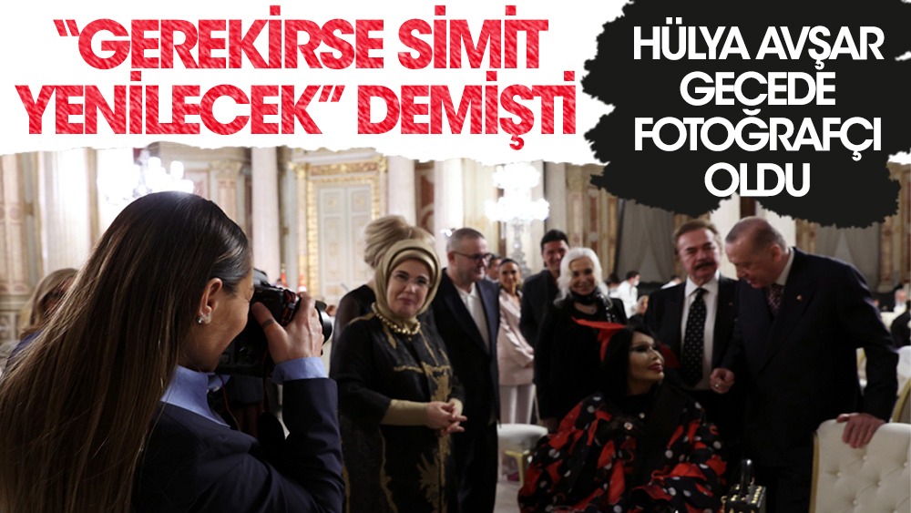Cumhurbaşkanı Erdoğan ve eşi Emine hanım, Hülya Avşar'a poz verdiler