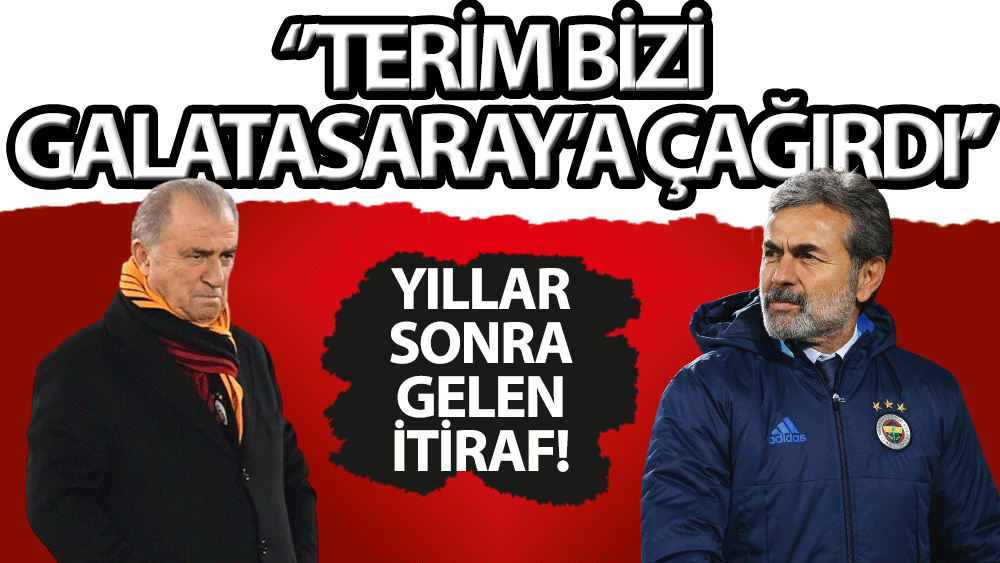 Aykut Kocaman: Fatih Terim bizi Galatasaray'a çağırdı