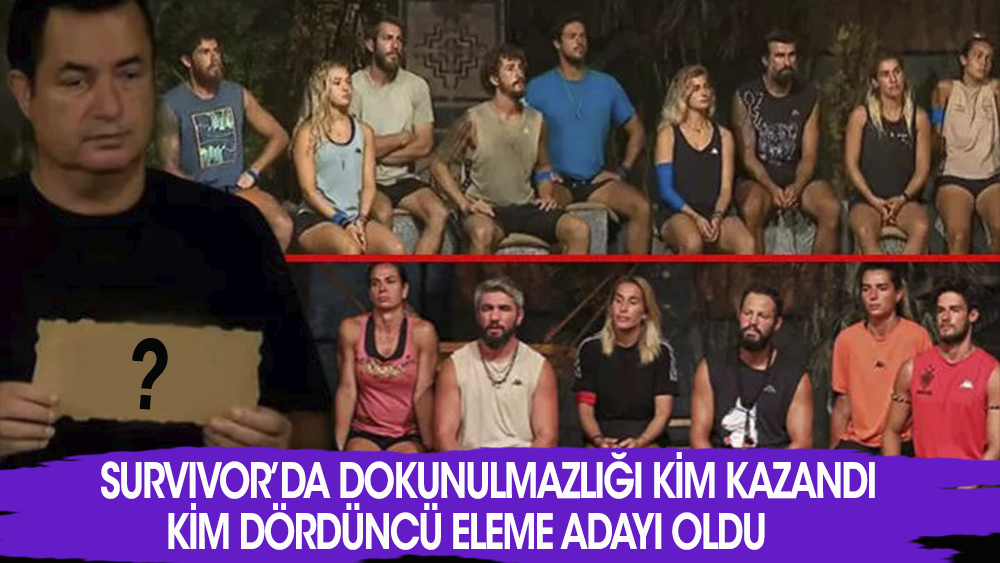 Survivor'da dördüncü eleme adayı belli oldu