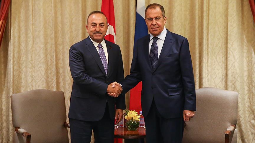 Dışişleri Bakanı Mevlüt Çavuşoğlu Sergey Lavrov ile görüştü