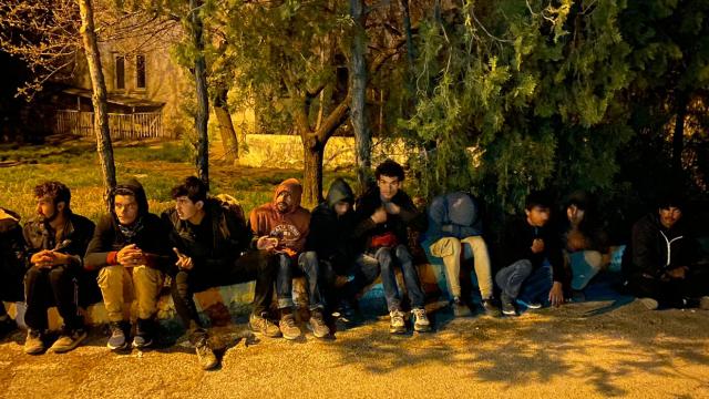 Erzincan'da 11 göçmen yakalandı