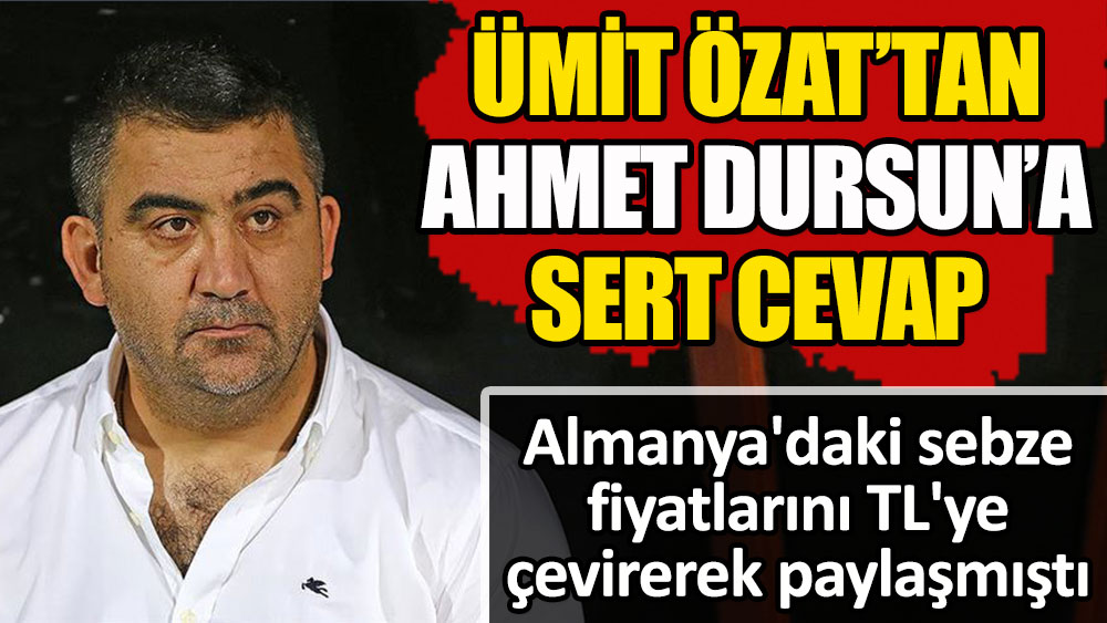 Ümit Özat'dan Ahmet Dursun'a sert cevap: Sende zaten akıl olsaydı!...