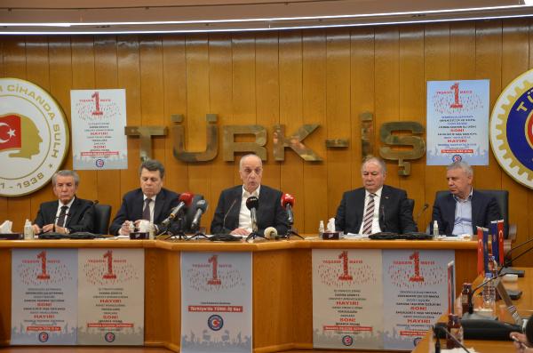 TÜRK-İŞ Başkanı’ndan 1 Mayıs açıklaması:“1 Mayıs’ta Taksim anıtına çelenk koyacağız”