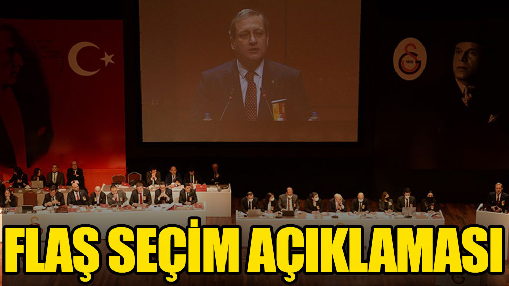 Galatasaray: Mevcut seçim sürecimiz kesintisiz olarak devam etmektedir