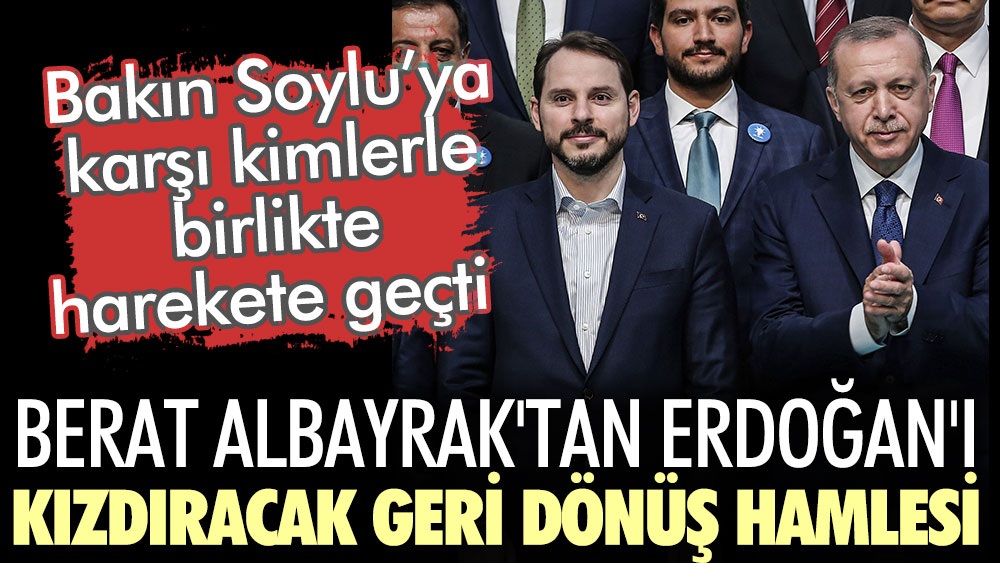 Berat Albayrak'tan Erdoğan'ı kızdıracak geri dönüş hamlesi