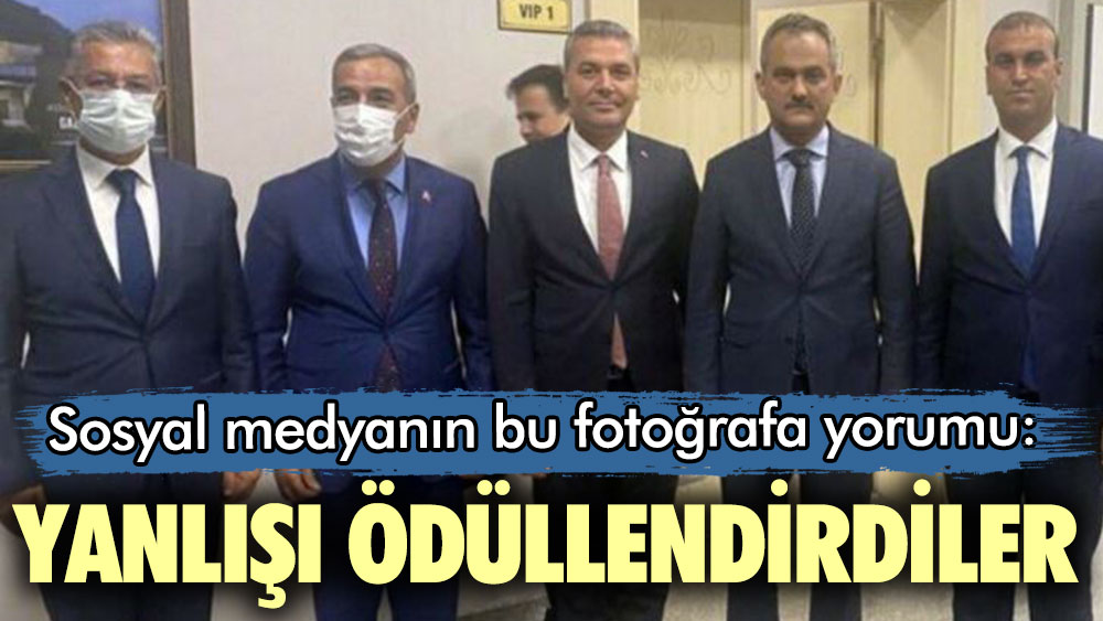 Sosyal medyanın bu fotoğrafa yorumu: Yanlışı ödüllendirdiler