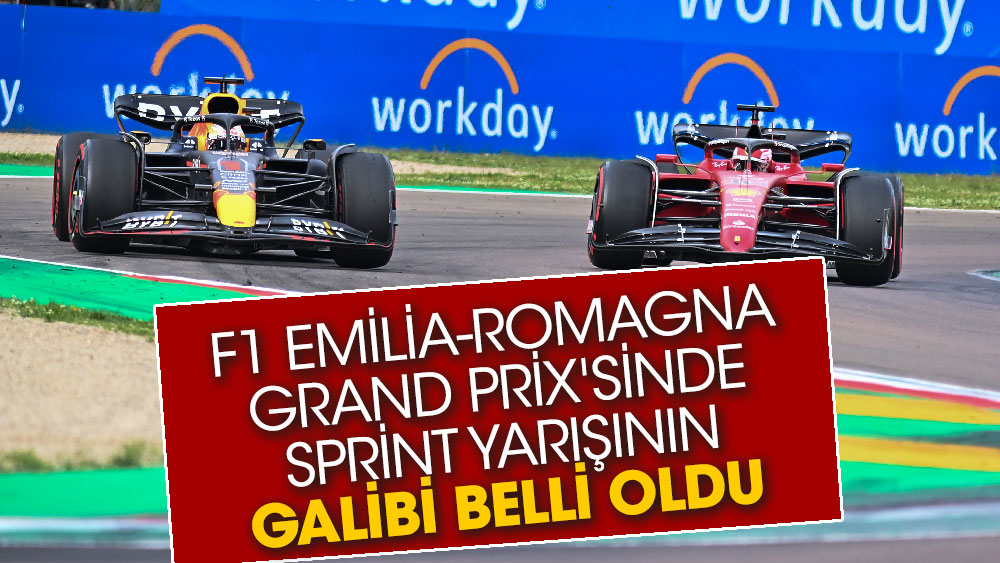 F1 Emilia-Romagna Grand Prix'sinde sprint yarışının galibi belli oldu