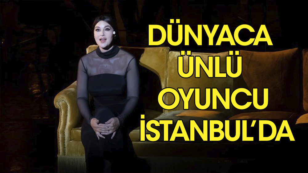 Dünyaca ünlü İtalyan oyuncu Monica Bellucci, İstanbul'da hayranlarının karşısına çıktı