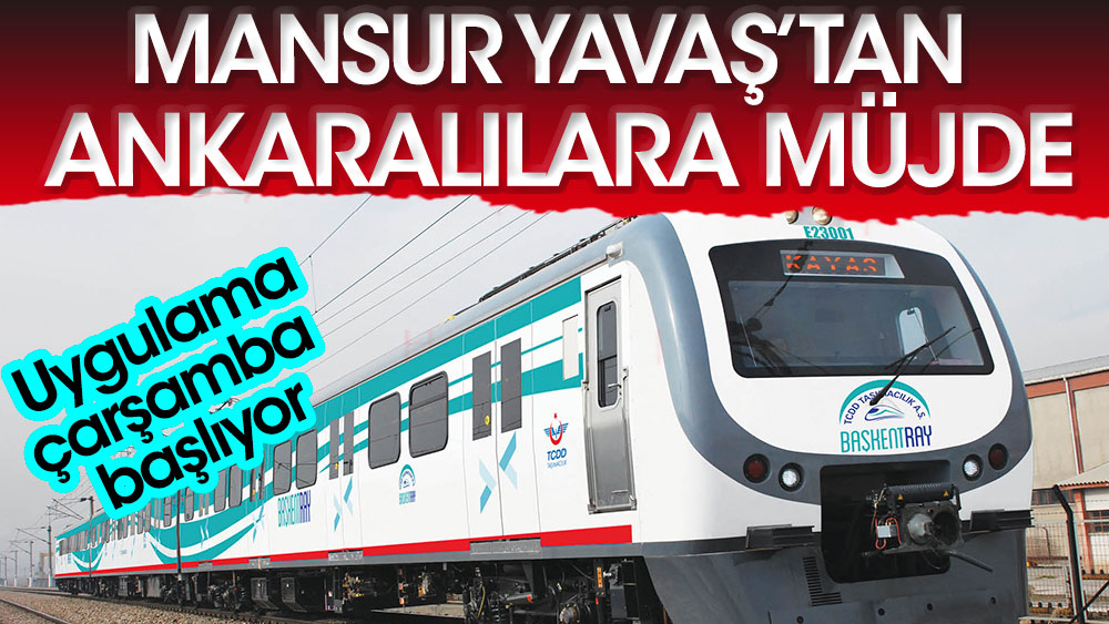 Mansur Yavaş’tan Ankaralılara indirimli ulaşım müjdesi. Uygulama çarşamba günü başlıyor