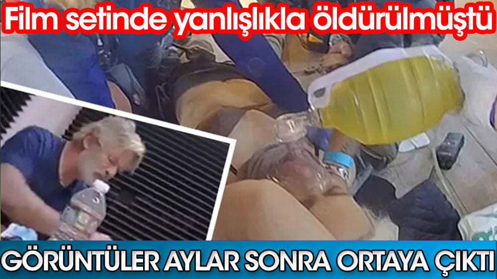 Film setinde yanlışlıkla öldürülmüştü, görüntüler aylar sonra ortaya çıktı