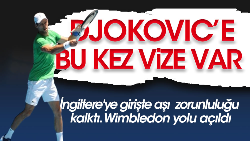 Djokovic bu kez vizeyi aldı