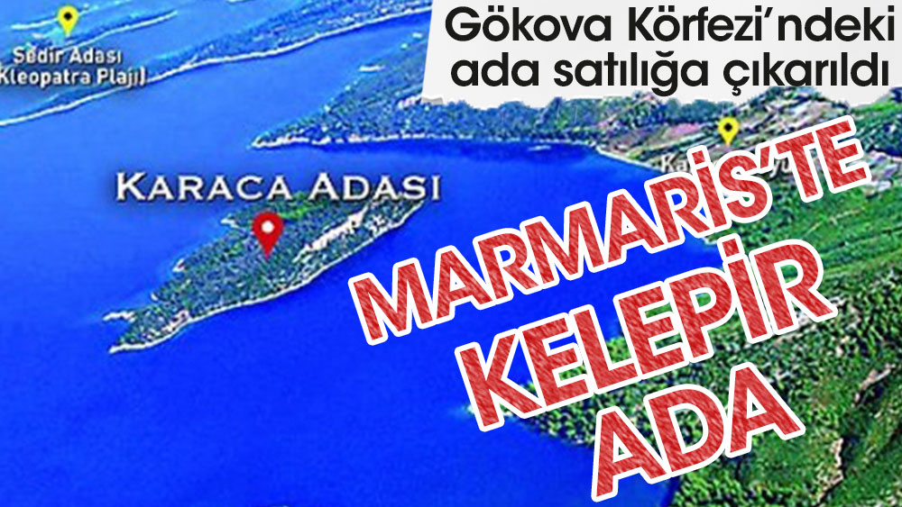 Marmaris’te kelepir ada. Gökova Körfezi’ndeki Karaca adası satılığa çıkarıldı