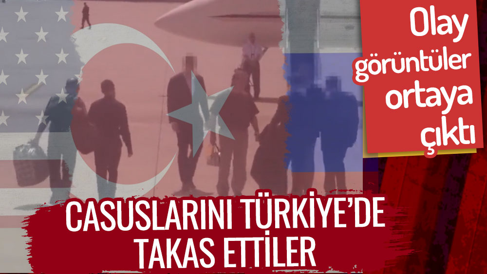 Casuslarını Türkiye'de takas ettiler! Olay görüntüler ortaya çıktı