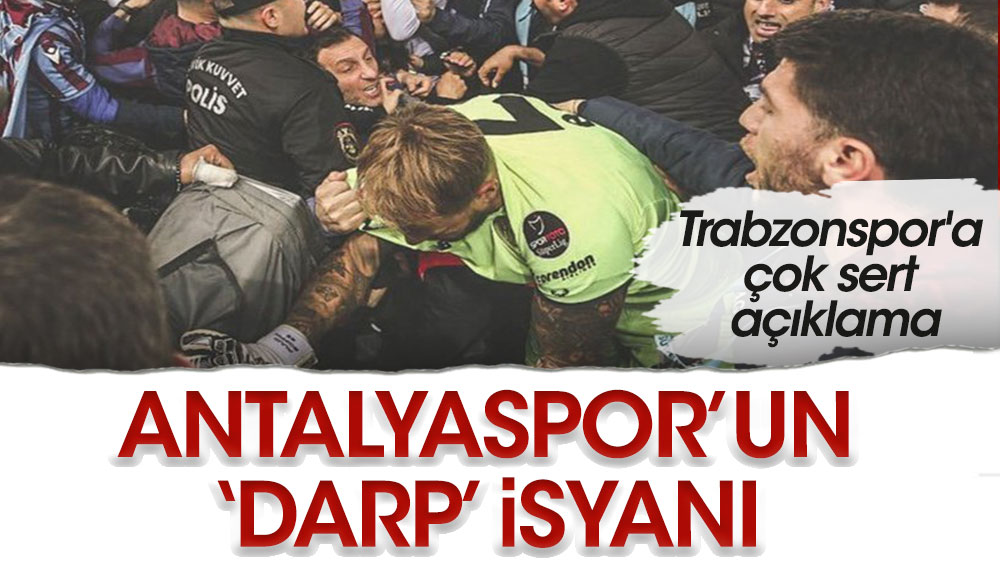 'Futbolcumuzu yumrukladılar, Trabzonspor'a verilecek cezanın takipçisi olacağız'
