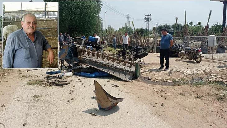 İzmir'de feci kaza! Yolcu treni traktöre çarptı: 1 ölü