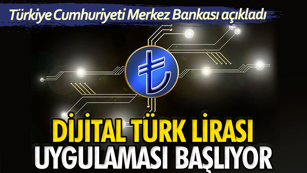 Türkiye Cumhuriyet Merkez Bankası: Dijital Türk lirası uygulaması başlıyor