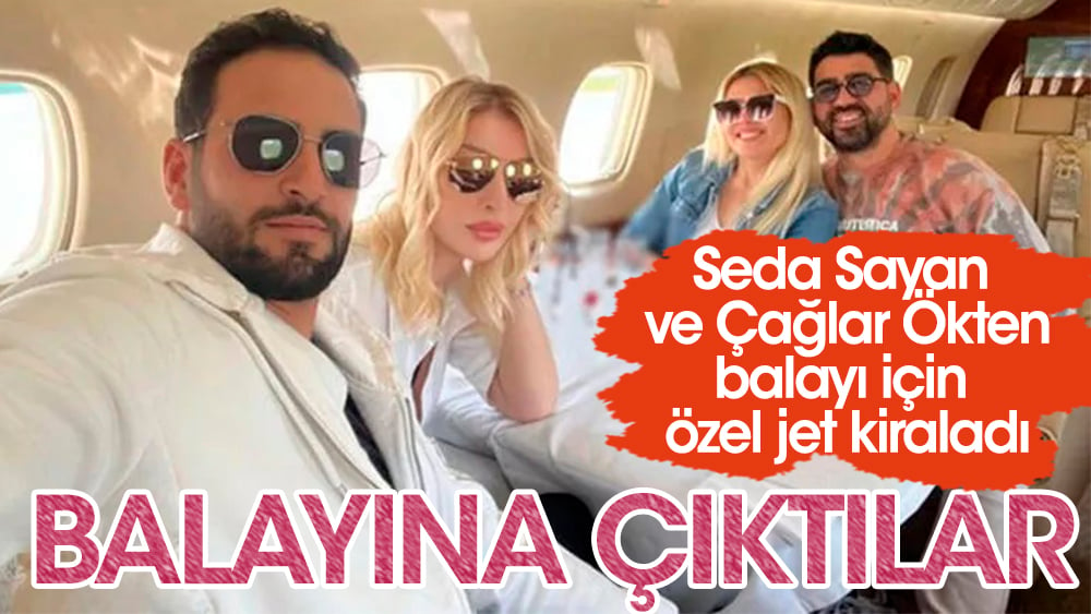 Seda Sayan ve Çağlar Ökten balayında