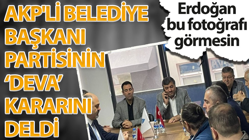 AKP'li Giresun Belediye Başkanı Şenlikoğlu, AKP'nin DEVA Partisi ile bayramlaşmama kararını deldi
