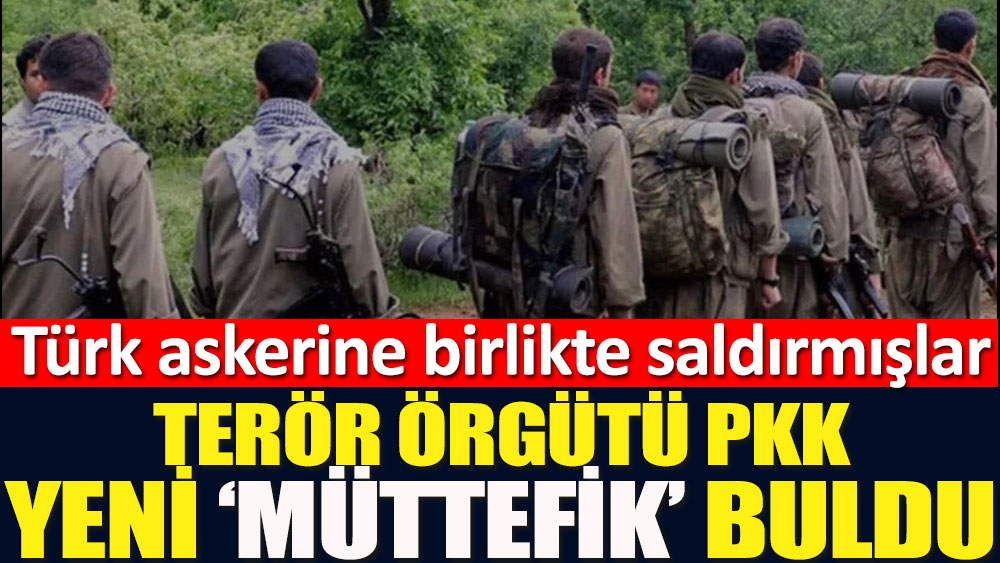 Türk askerine birlikte saldırmışlar | Terör örgütü PKK yeni 'müttefik' buldu