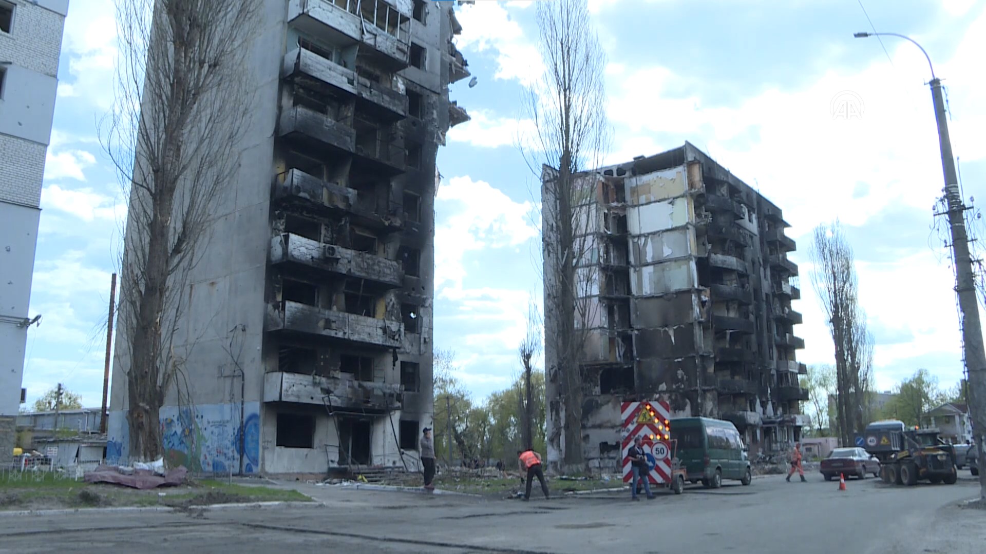 Ukrayna'da savaşın ağır yaralı kenti: Borodyanka. Bir şehir böyle yerle bir oldu