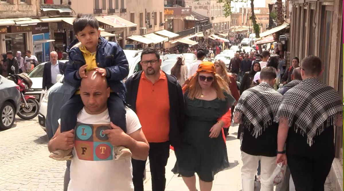 Mardin'de bayram sonrası da turist yoğunluğu