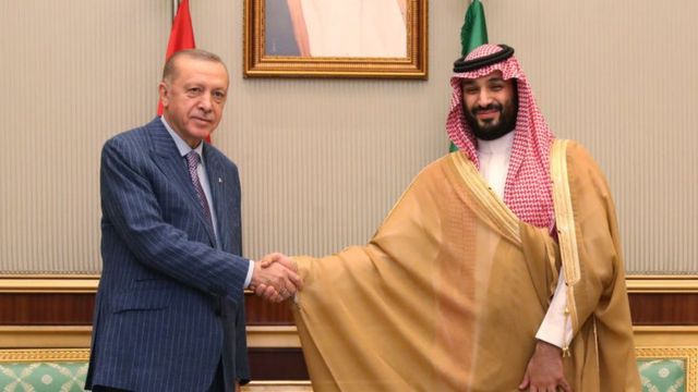 Cumhurbaşkanı Erdoğan Suudi Veliaht Prens Selman ile görüştü