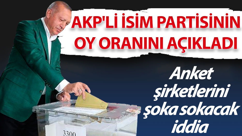 AKP’li Mustafa Şen partisinin oy oranını açıkladı, ‘yapılması gerekenleri’ sıraladı