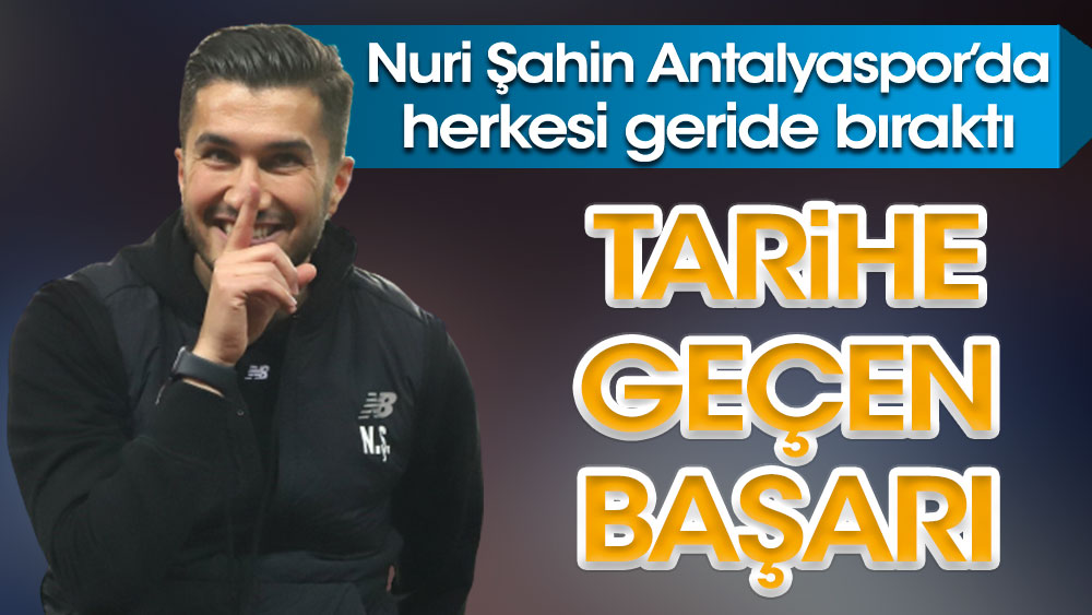 Nuri Şahin Antalyaspor'da tarihe geçti