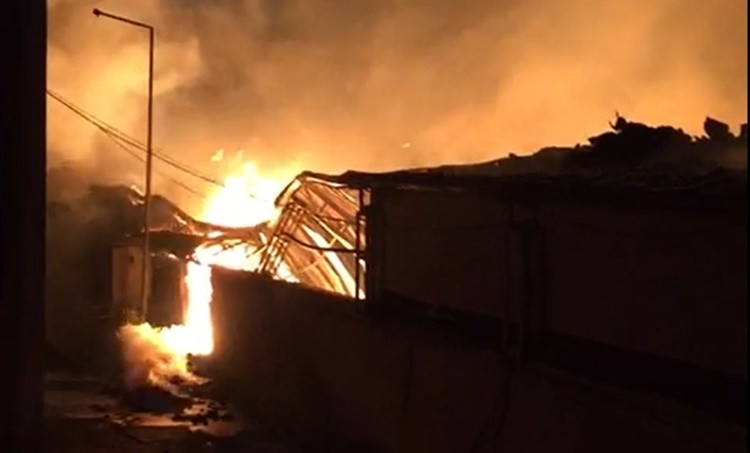 Aydın'da su fabrikasında korkutan yangın