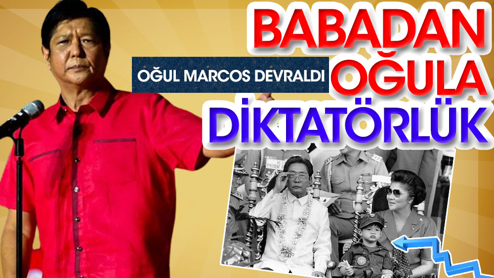 Babadan oğula diktatörlük. Filipinlerde eski diktatör Marcos'un oğlu devlet başkanı seçildi