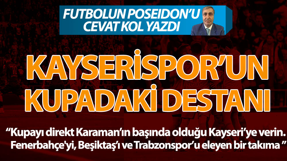 Kayserispor'un Trabzonspor karşısındaki destanı