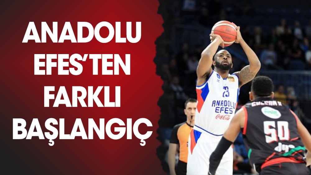 Anadolu Efes, Karşıyaka'yı rahat geçti