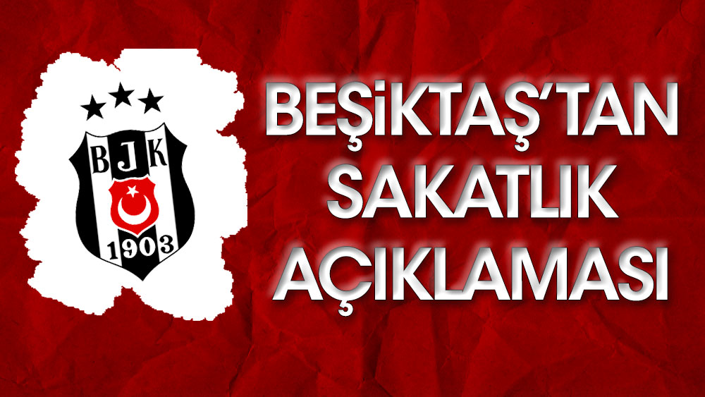 Beşiktaş'a Rıdvan Yılmaz'dan kötü haber