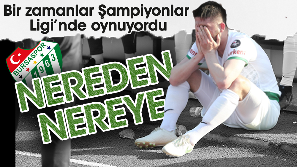 Nereden nereye: Türkiye'nin 'beşinci büyüğü' Bursaspor 2. Lig'e düştü