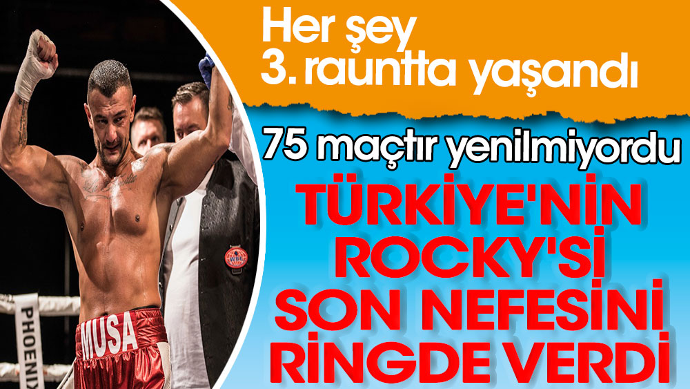 Türkiye'nin Rocky'si son nefesini ringde verdi
