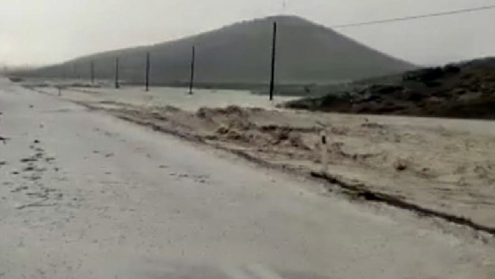 Sağanak yağış Eskişehir’in Günyüzü ilçesinde sele neden oldu