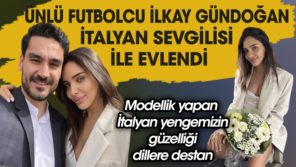 Ünlü futbolcu İlkay Gündoğan ile evlenen,  İtalyan model Sara Arfaoui güzelliği ile büyülüyor