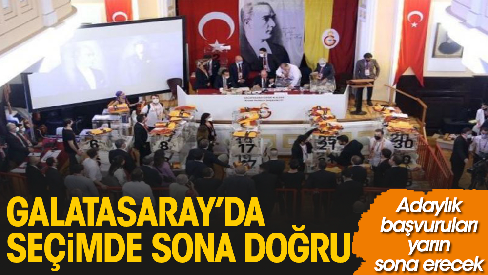 Galatasaray'da seçimde sona doğru